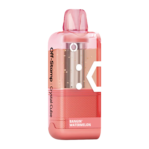 Bangin Watermelon Disposable Vape - Off-Stamp X-Cube Crystal 35K Pod